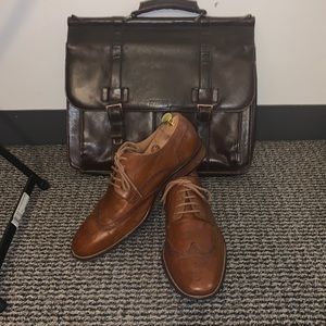 Cole Haans harrison Derby brogue wing tip Mens size 10.5 wide